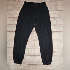 Victoria's Secret Sport Black High Waisted Cropped Jogger Sweatpants